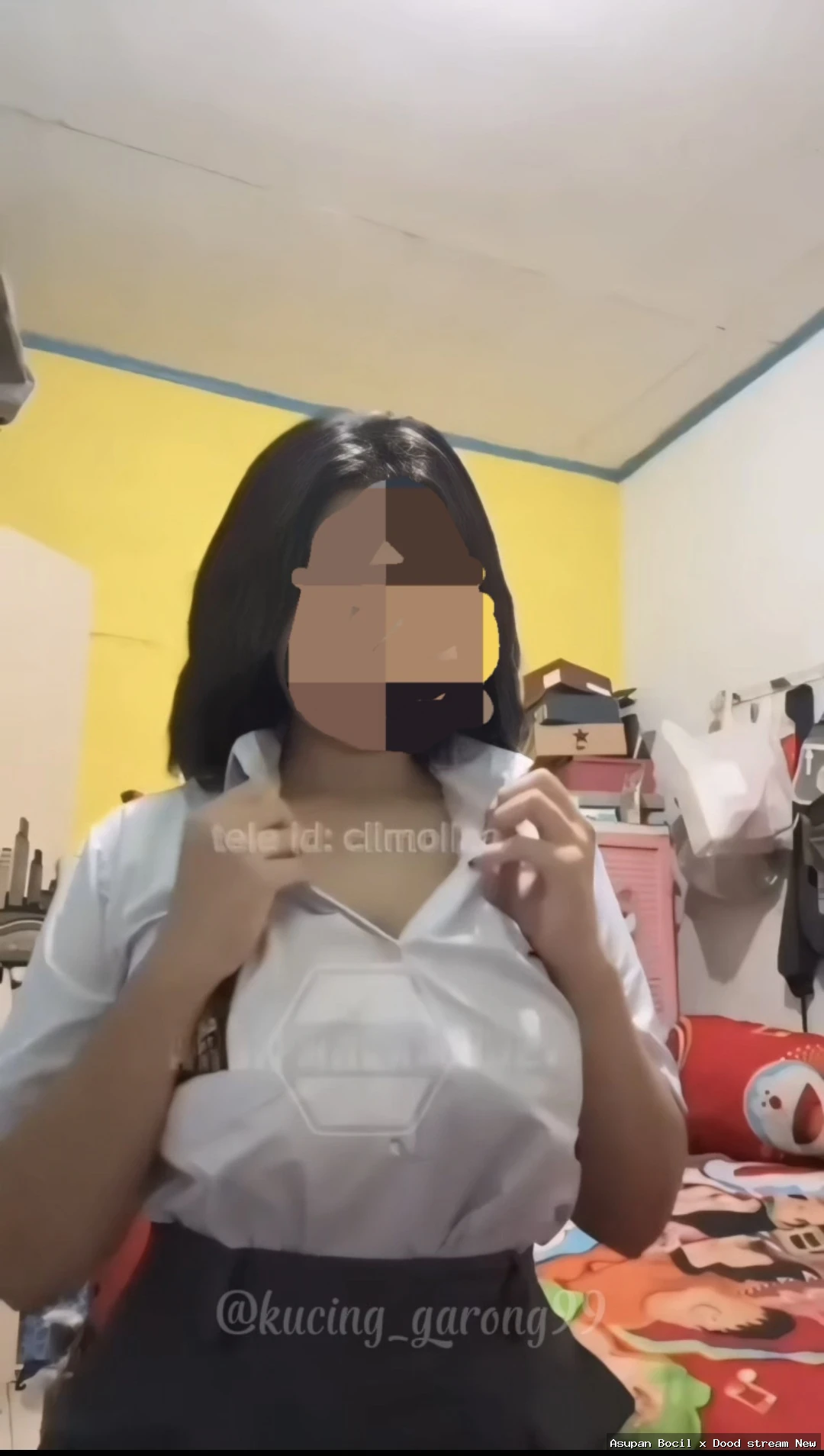 Background nonton video viral Bocil Smp Tobrut Mainin Toge Segede Melon